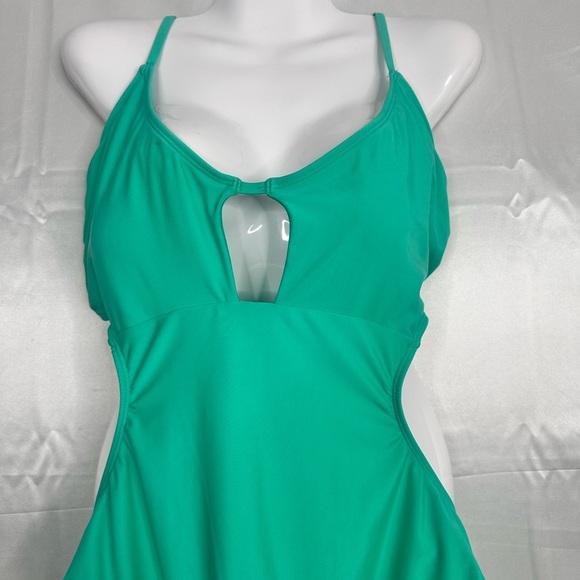 NWT No Boundaries Teal One Piece Swimsuit size XXL (19) juniors - Picture 4 of 12